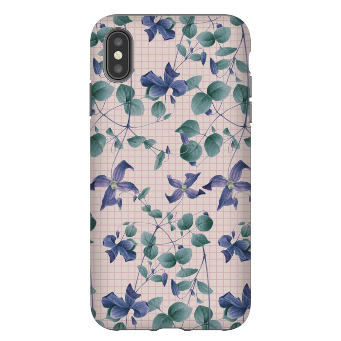 iPhone Xs Max StrongFit Blue Vintage by Zala Farah