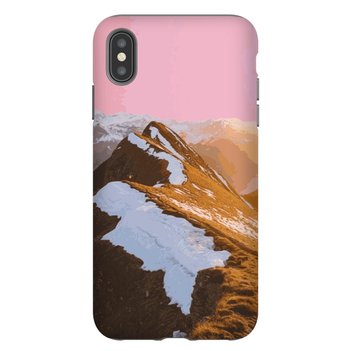 iPhone Xs Max StrongFit Gum Mountain by Zala Farah