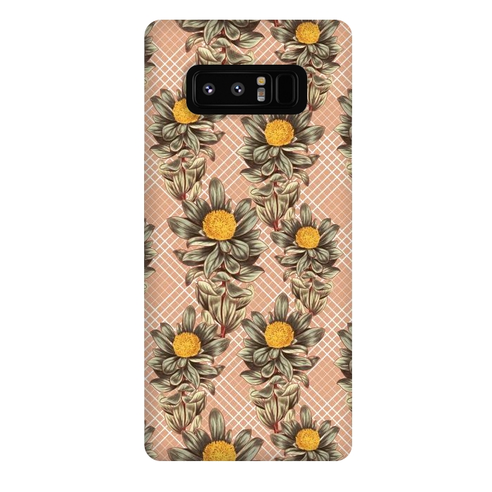 Galaxy Note 8 StrongFit Native Vintage Floral by Zala Farah