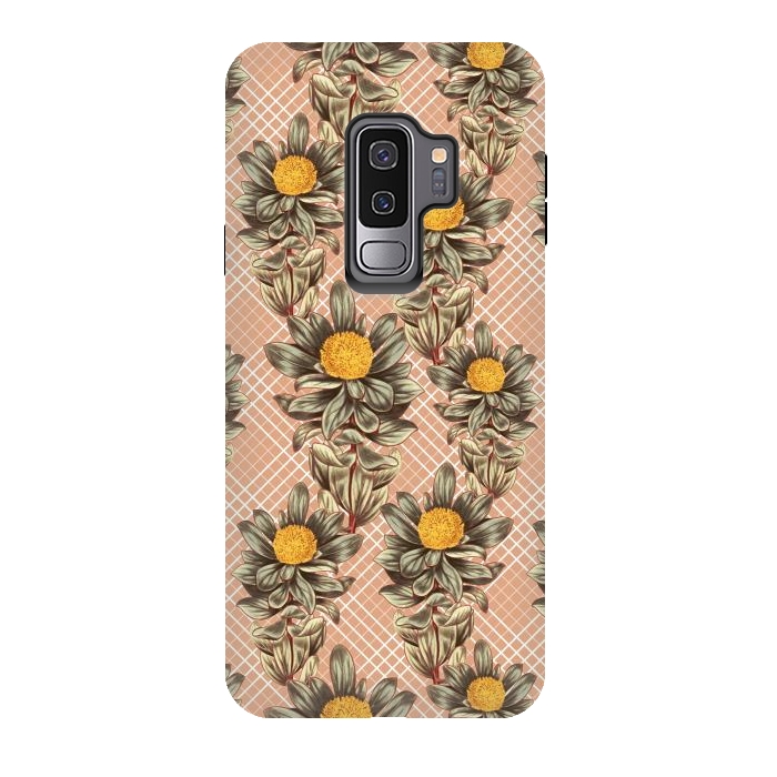 Galaxy S9 plus StrongFit Native Vintage Floral by Zala Farah