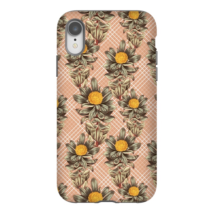 iPhone Xr StrongFit Native Vintage Floral by Zala Farah