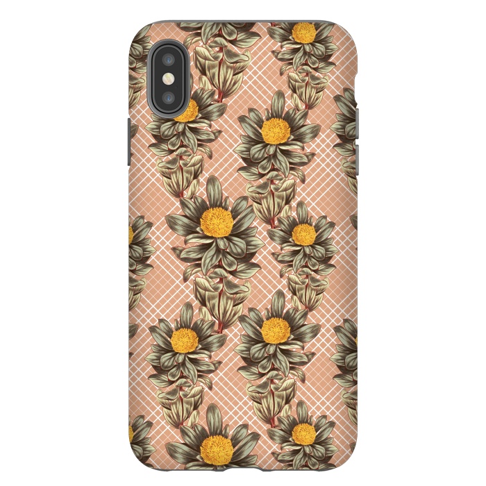 iPhone Xs Max StrongFit Native Vintage Floral by Zala Farah