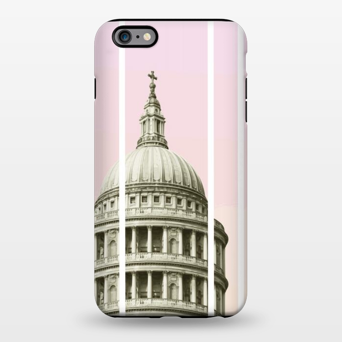 iPhone 6/6s plus StrongFit Pink Building by Zala Farah