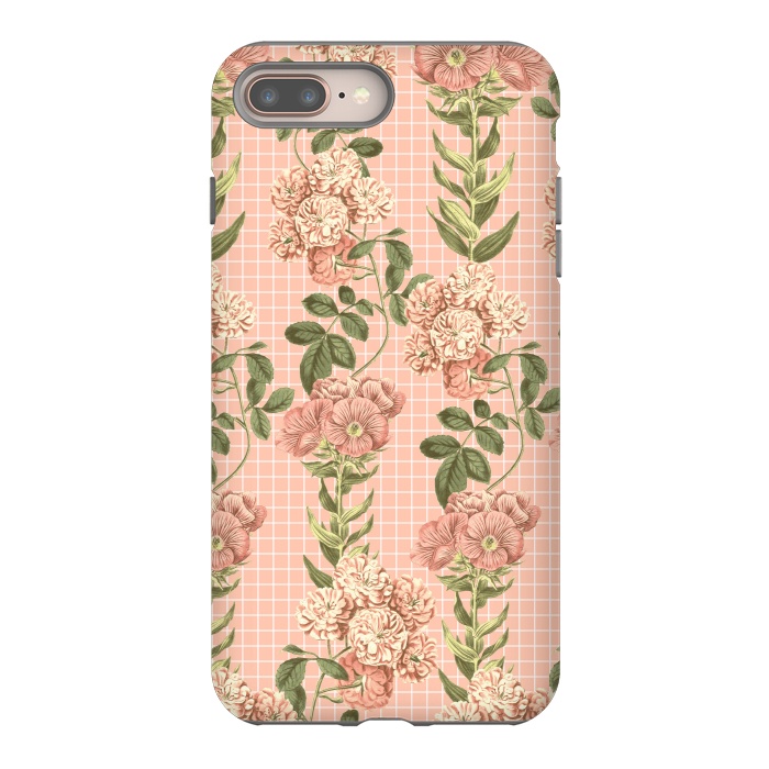 iPhone 7 plus StrongFit Pink Vintage by Zala Farah