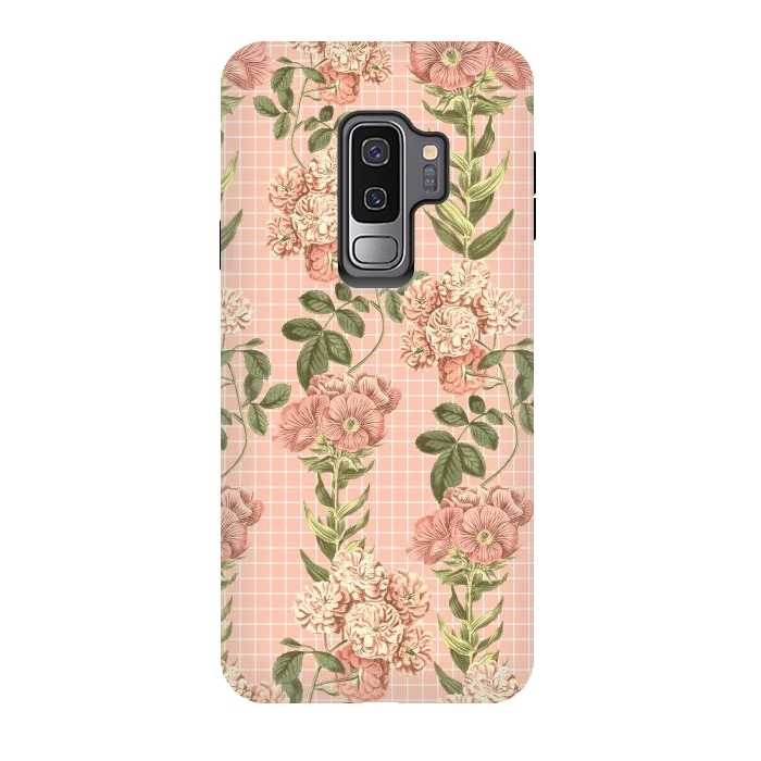 Galaxy S9 plus StrongFit Pink Vintage by Zala Farah