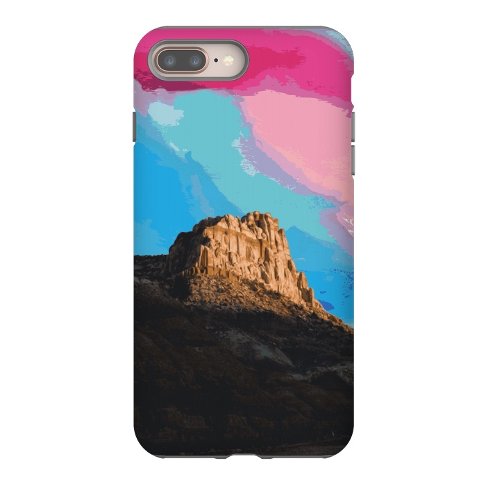 iPhone 7 plus StrongFit Rainbow Mountain by Zala Farah