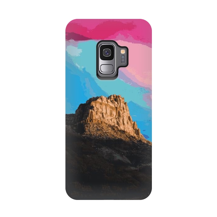 Galaxy S9 StrongFit Rainbow Mountain by Zala Farah