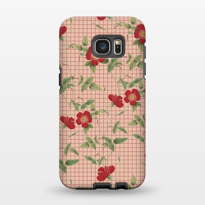 Galaxy S7 EDGE StrongFit Red Roses by Zala Farah