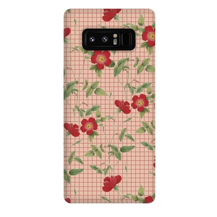 Galaxy Note 8 StrongFit Red Roses by Zala Farah