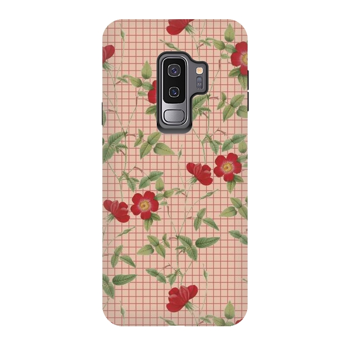 Galaxy S9 plus StrongFit Red Roses by Zala Farah
