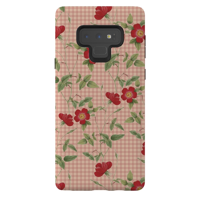 Galaxy Note 9 StrongFit Red Roses by Zala Farah