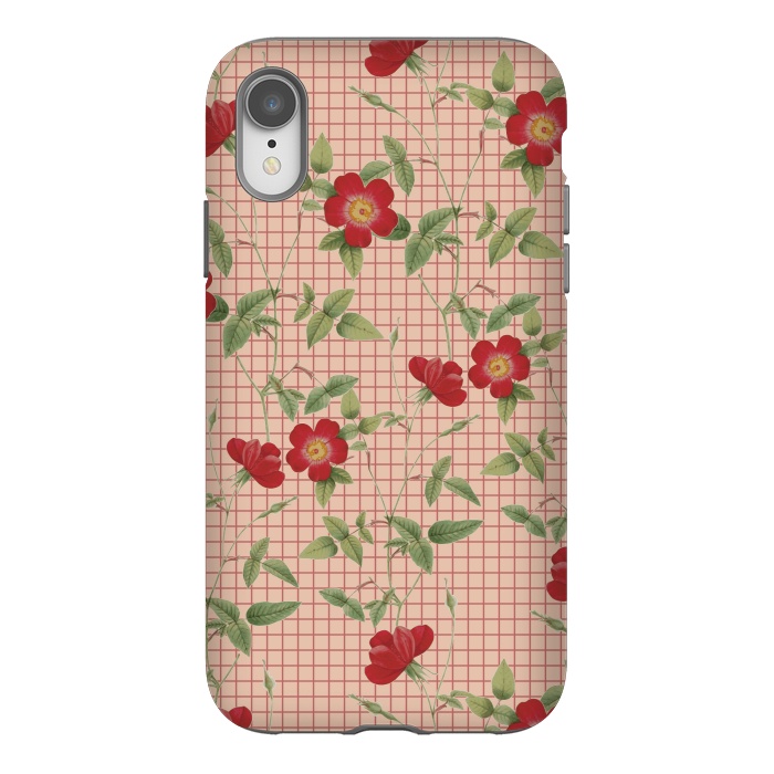 iPhone Xr StrongFit Red Roses by Zala Farah