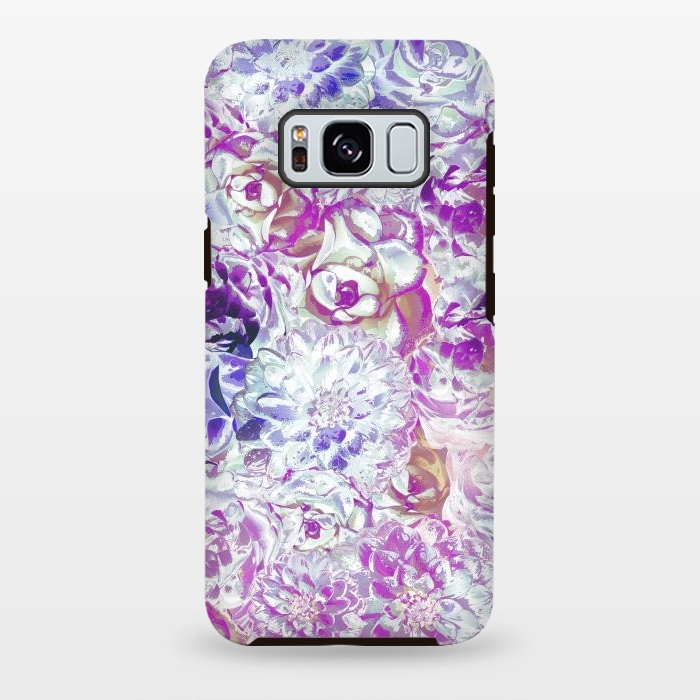Galaxy S8 plus StrongFit Watercolor Flowers by Zala Farah