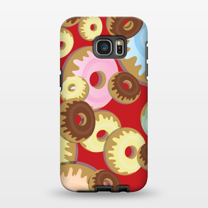 Galaxy S7 EDGE StrongFit donuts love  by MALLIKA