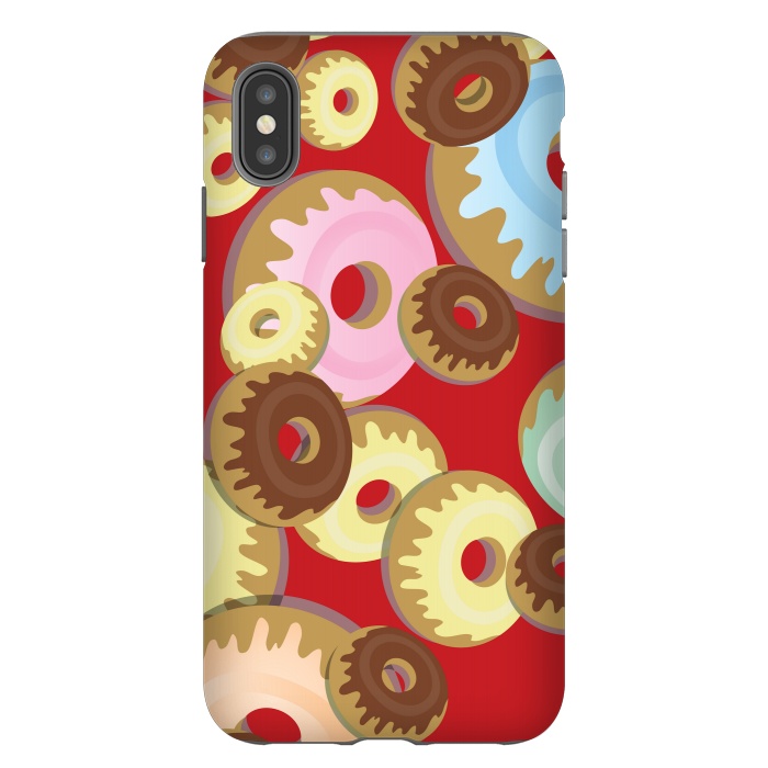 iPhone Xs Max StrongFit donuts love  by MALLIKA