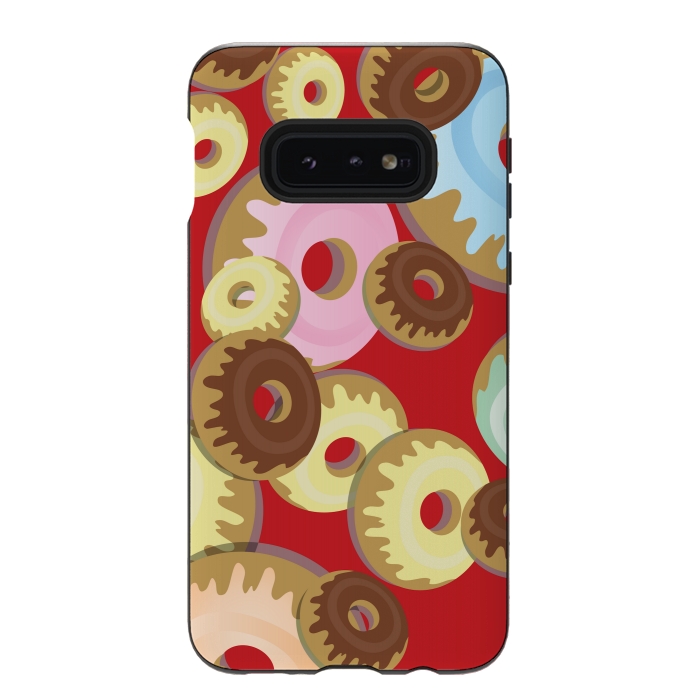 Galaxy S10e StrongFit donuts love  by MALLIKA