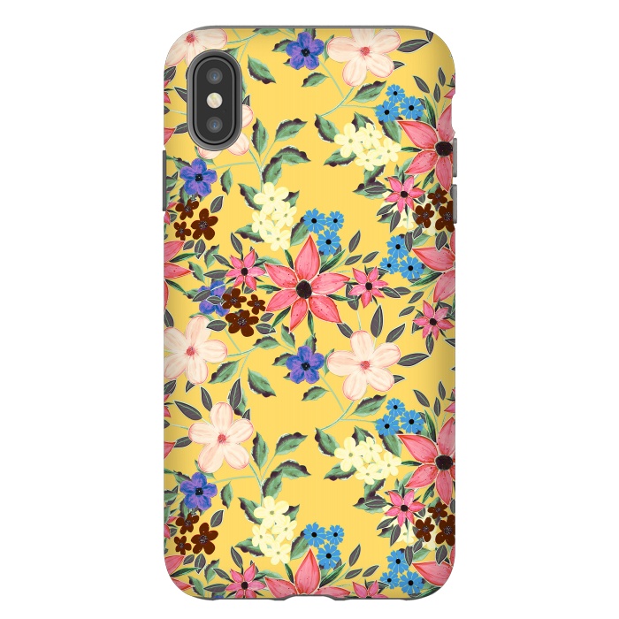 iPhone Xs Max StrongFit Stylish garden floral design by InovArts