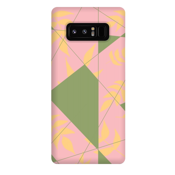 Galaxy Note 8 StrongFit Cute leaves by CAS