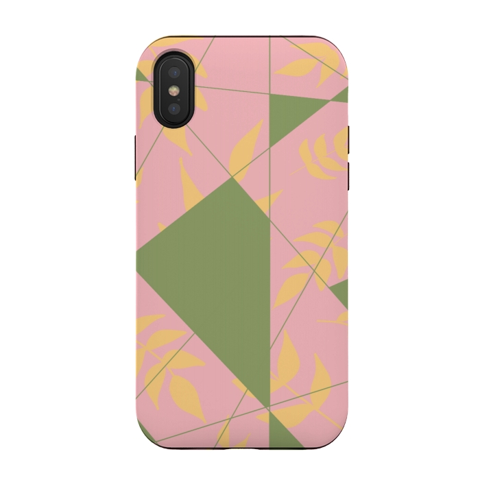 iPhone Xs / X StrongFit Cute leaves by CAS