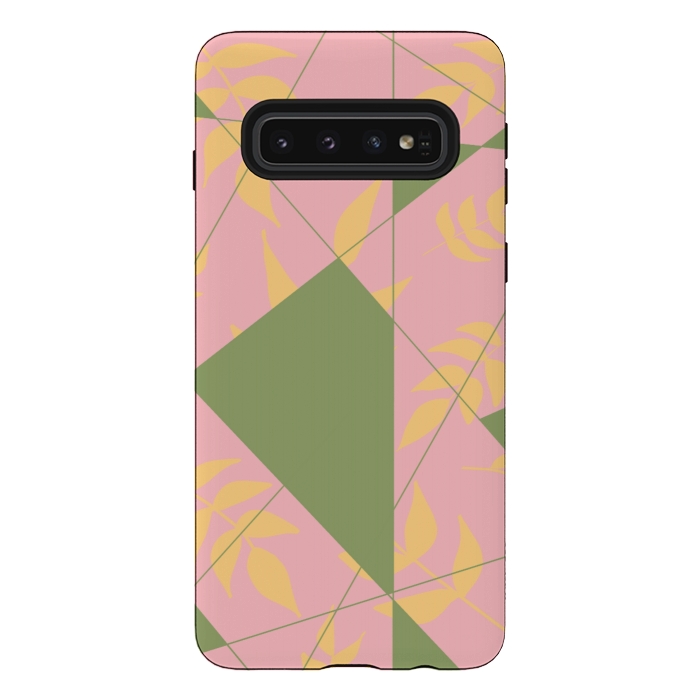 Galaxy S10 StrongFit Cute leaves by CAS