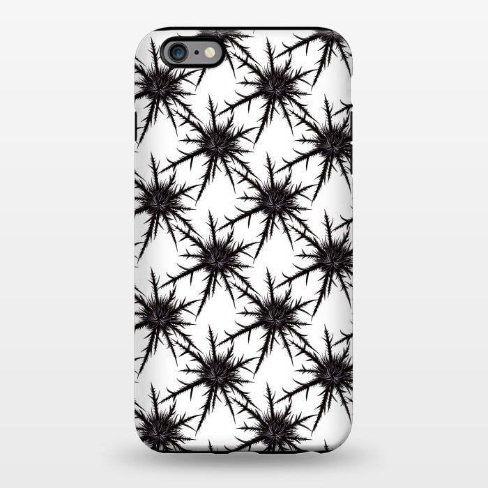 iPhone 6/6s plus StrongFit Dry Thistle Sharp Thorns Gothic Botanical Pattern  by Boriana Giormova
