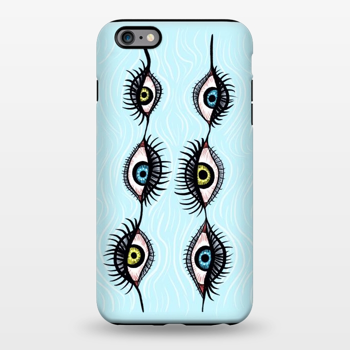 iPhone 6/6s plus StrongFit Creepy Weird Eye Garlands Cool Surreal Art by Boriana Giormova