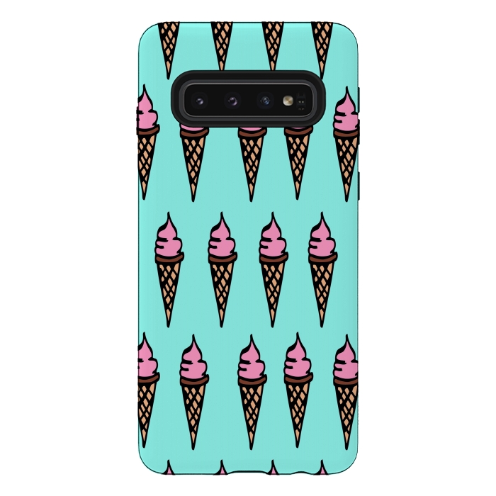 Galaxy S10 StrongFit Ice Cream Cone by Joanna Vog