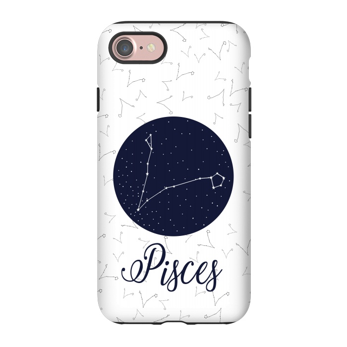 iPhone 7 StrongFit Pisces Constellation by Mandy Porto