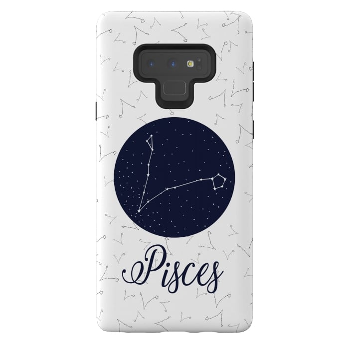 Galaxy Note 9 StrongFit Pisces Constellation by Mandy Porto
