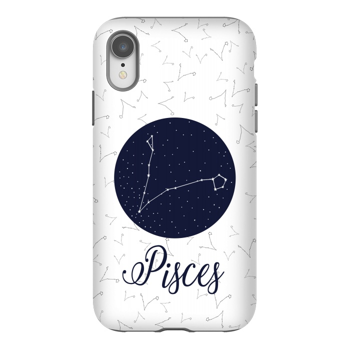 iPhone Xr StrongFit Pisces Constellation by Mandy Porto