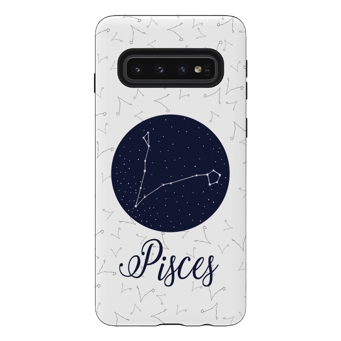 Galaxy S10 StrongFit Pisces Constellation by Mandy Porto