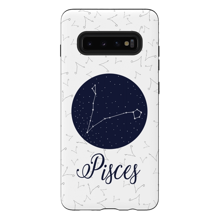Galaxy S10 plus StrongFit Pisces Constellation by Mandy Porto