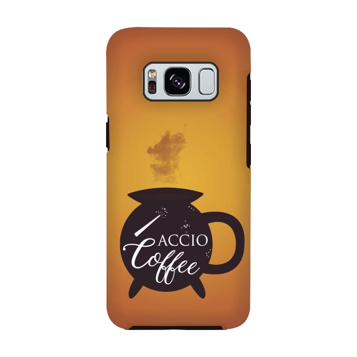 Galaxy S8 StrongFit Accio Coffee by Mandy Porto