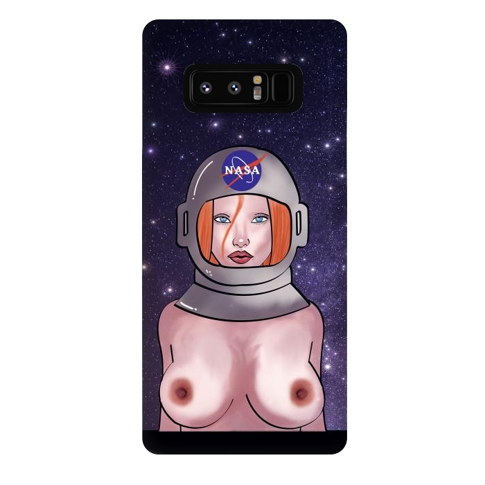 Galaxy Note 8 StrongFit Space Girl by Mandy Porto