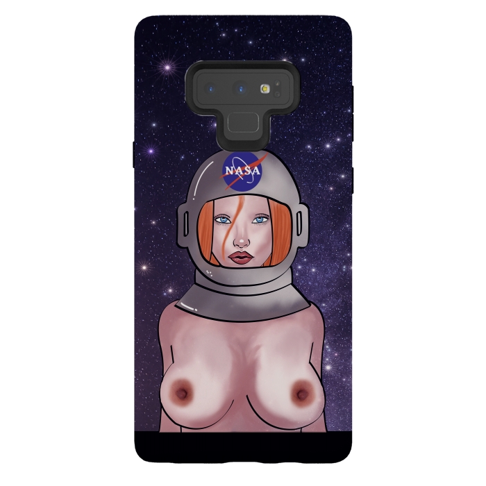Galaxy Note 9 StrongFit Space Girl by Mandy Porto