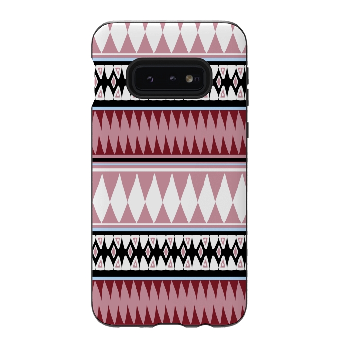 Galaxy S10e StrongFit Bohemian Style R&W by Joanna Vog