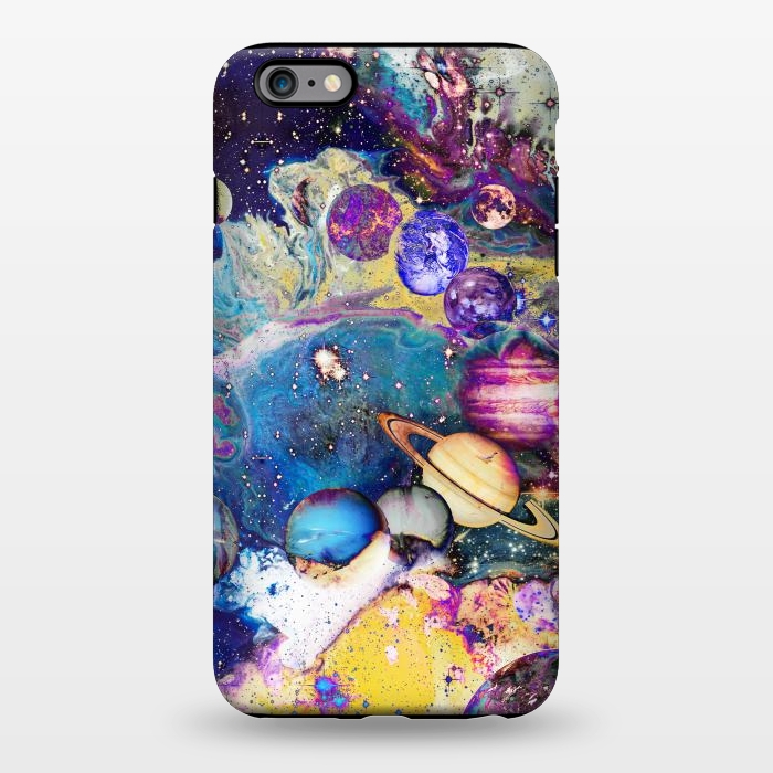 iPhone 6/6s plus StrongFit Psychedelic Solar System illustration by Oana 
