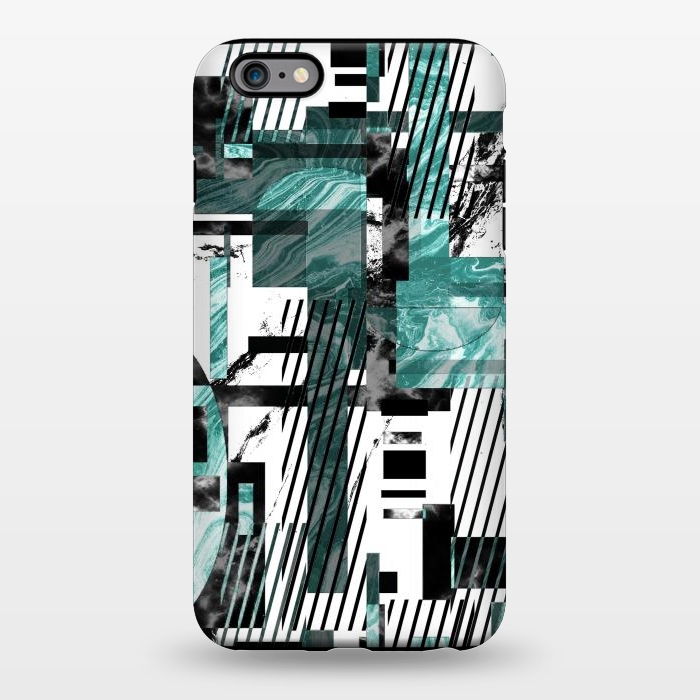 iPhone 6/6s plus StrongFit Abstract geometric marble tiles composition by Oana 