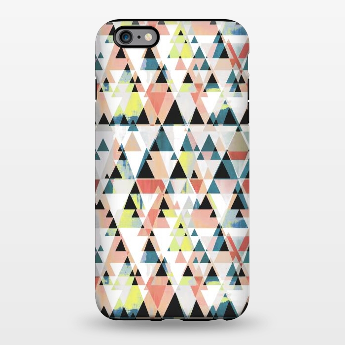 iPhone 6/6s plus StrongFit Colorful sprayed triangle pattern by Oana 