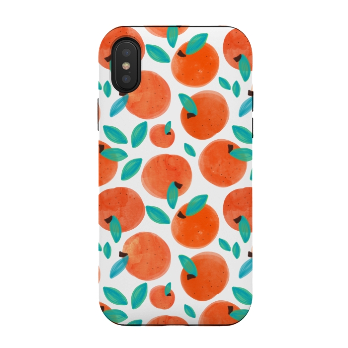 iPhone Xs / X StrongFit Coral Fruit by Uma Prabhakar Gokhale