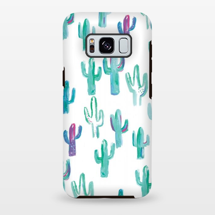 Galaxy S8 plus StrongFit Mint cacti by lauradidthis