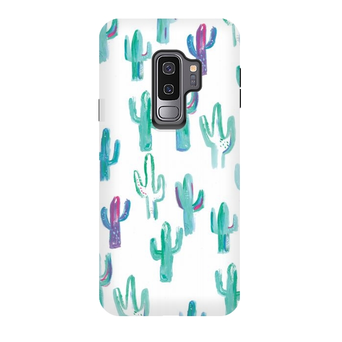 Galaxy S9 plus StrongFit Mint cacti by lauradidthis