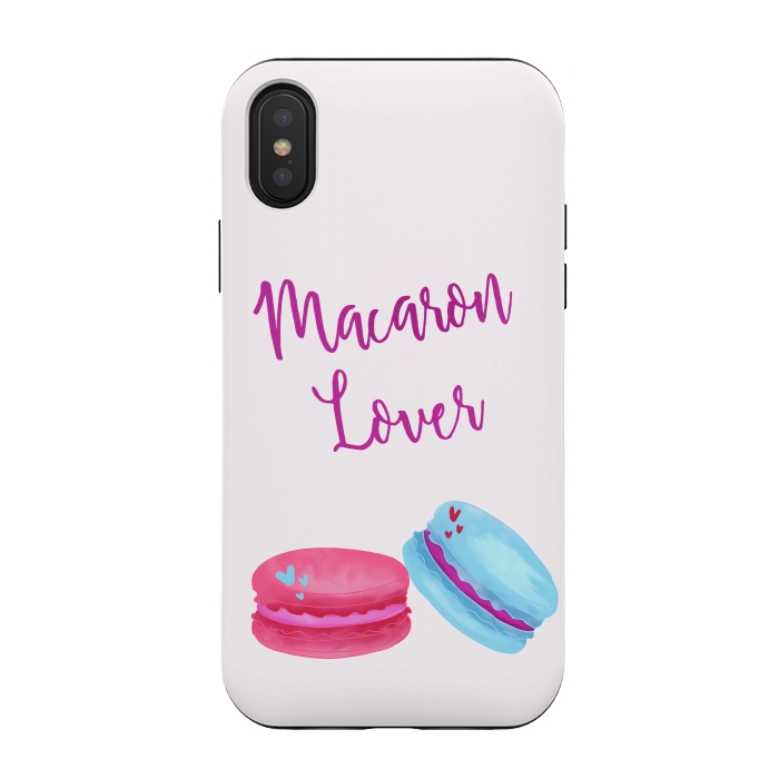 iPhone Xs / X StrongFit Macaron Lover by Mandy Porto