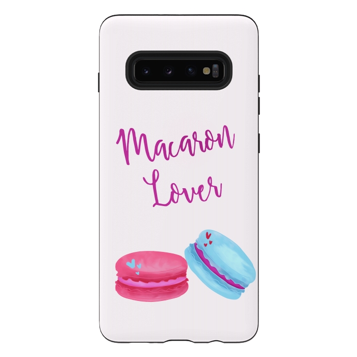 Galaxy S10 plus StrongFit Macaron Lover by Mandy Porto