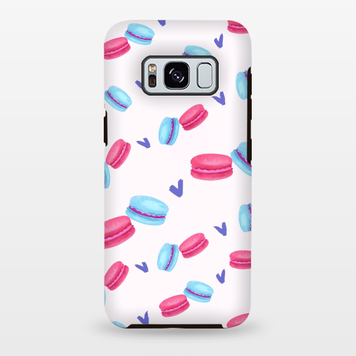 Galaxy S8 plus StrongFit Macaron Pattern  by Mandy Porto