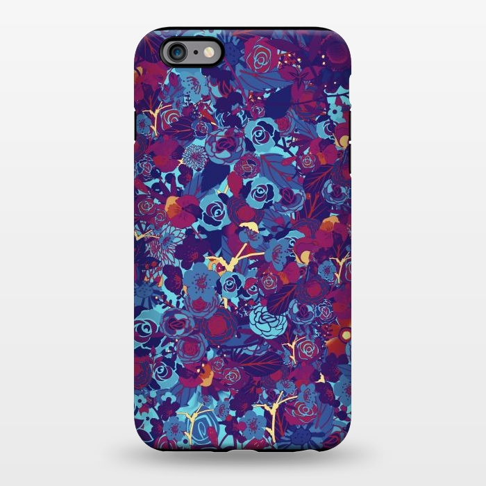 iPhone 6/6s plus StrongFit Blue floral by Jms