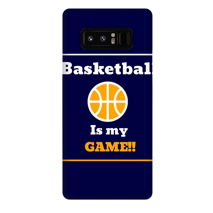 Galaxy Note 8 StrongFit BASKETBALL IS MY GAME by MALLIKA