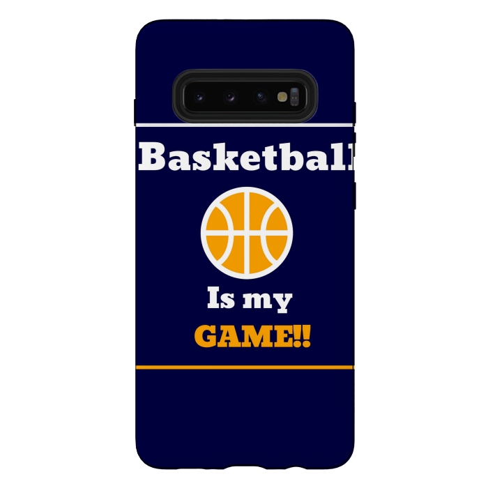 Galaxy S10 plus StrongFit BASKETBALL IS MY GAME by MALLIKA