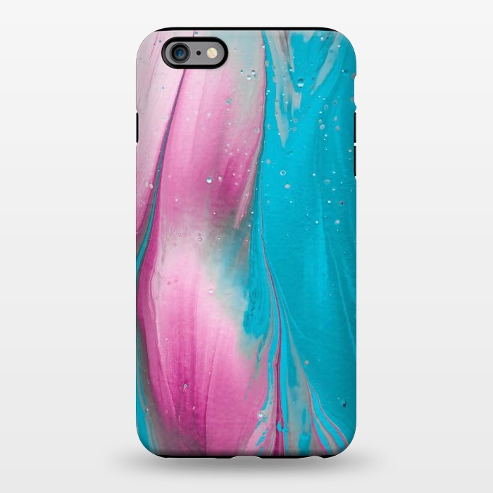 iPhone 6/6s plus StrongFit Feminine Fantasy Texture Pink Blue by Andrea Haase