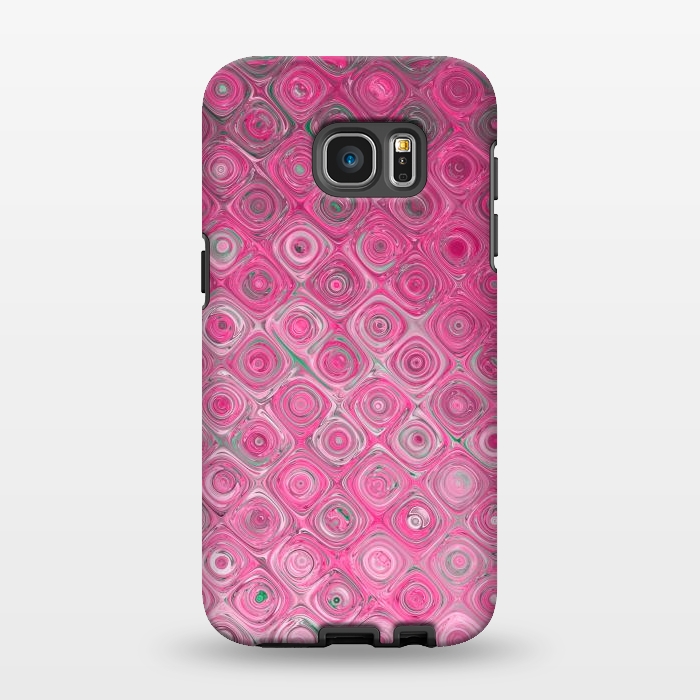 Galaxy S7 EDGE StrongFit Pink Dreams Fantasie Texture by Andrea Haase